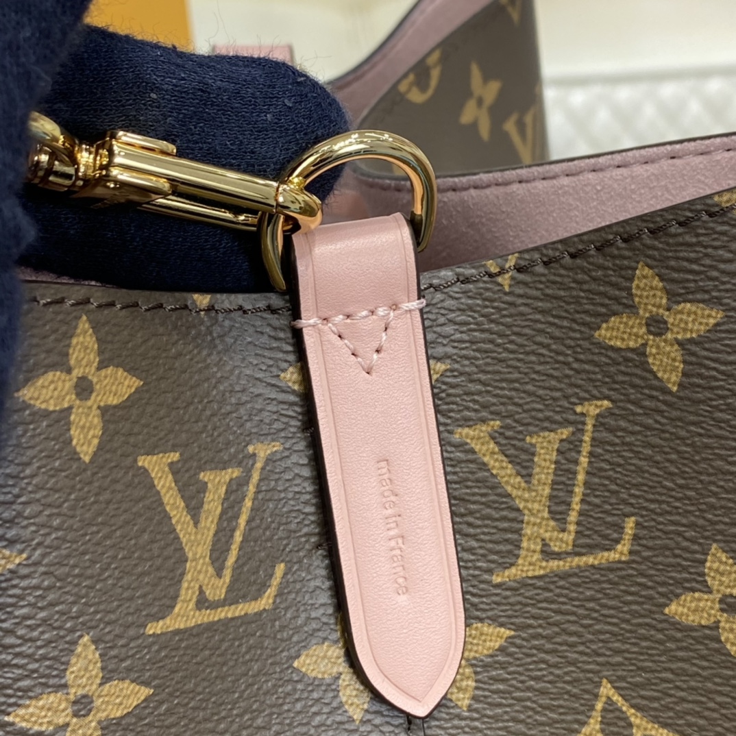 Louis Vuitton NEONOE MM Bucket Bag Monogram M44022 Pink